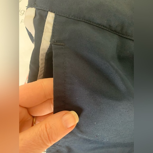 Nike women’s blue wide leg capris pants size Small - Picture 3 of 5